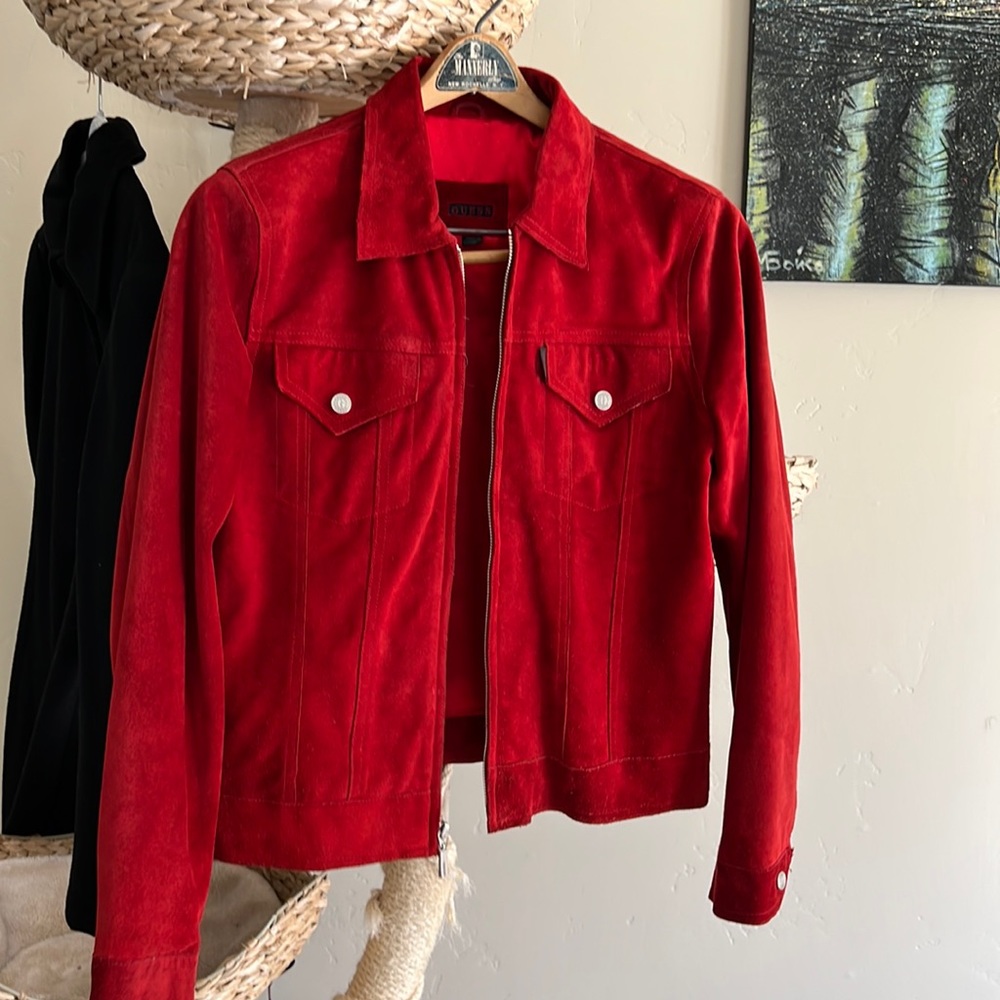 Guess Genuine Leather jacket. PRICES NEGOTIABLE